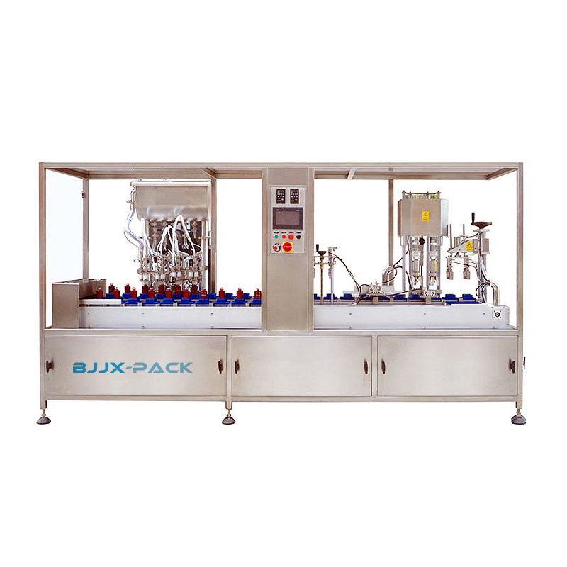 Rotary cosmetic liquid filling machine