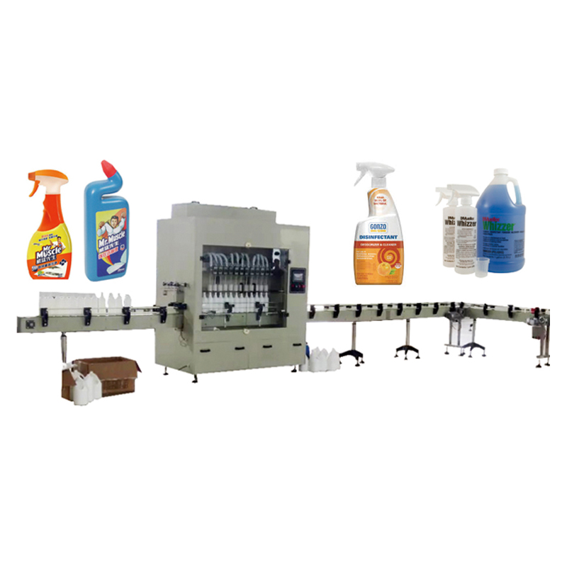 Anti corrosive bleach liquid filling production line
