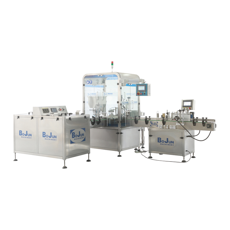 Small high speed Monoblock Rotary filling capping bottling production line