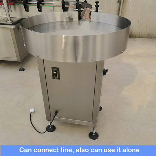 Stainless steel 304 Automatic bottle collector turntable